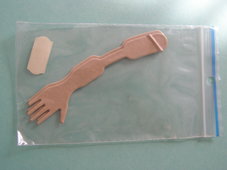 Hand en arm voor de stoffenpop, D29