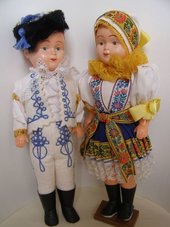 Poppen van Lidova Tvorba uit Tsjechië, D30